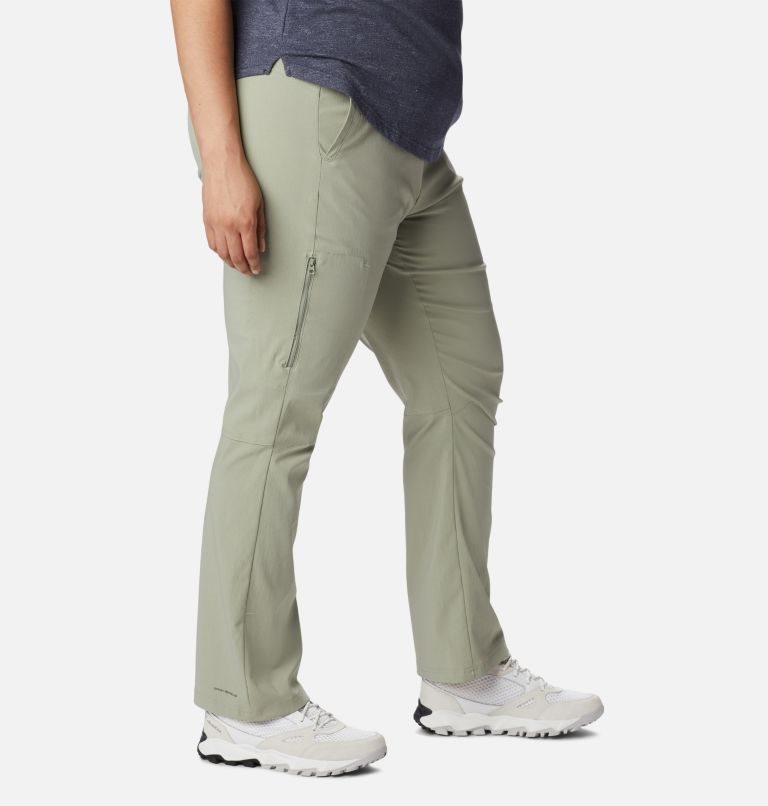 Women's Columbia On The Go Pants Olive | Plus Size CA-HA58L